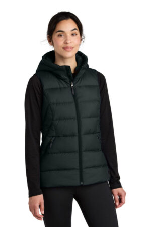 BLACK OR322218 limited edition outdoor research women's coldsnap hooded down vest