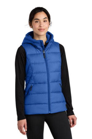 GALAXY BLUE OR322218 limited edition outdoor research women's coldsnap hooded down vest