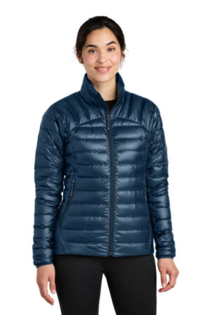 NAVAL BLUE OR322229 limited edition outdoor research women's 800 tech down jacket