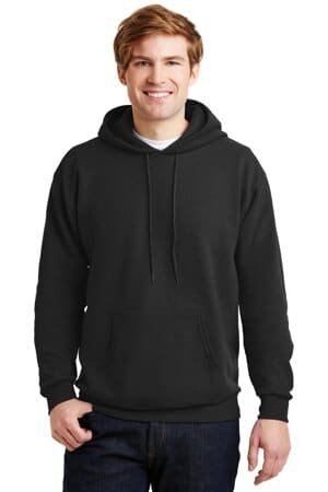 BLACK P170 hanes ecosmart-pullover hooded sweatshirt