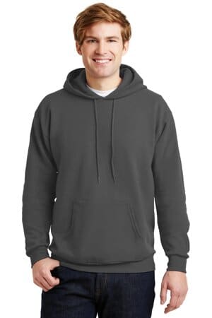 SMOKE GREY P170 hanes ecosmart-pullover hooded sweatshirt