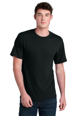 JET BLACK PC01 port & company core blend recycled tee