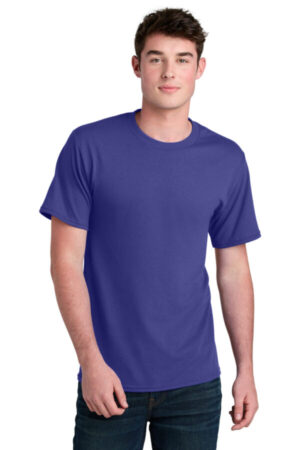 PURPLE PC01 port & company core blend recycled tee