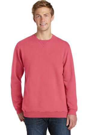 FRUIT PUNCH PC098 port & company beach wash garment-dyed sweatshirt