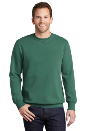 NORDIC GREEN PC098 port & company beach wash garment-dyed sweatshirt