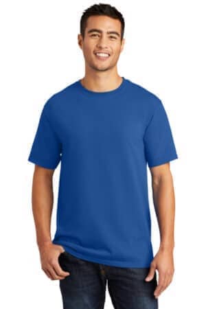 NEON BLUE PC099 port & co beach wash garment-dyed tee