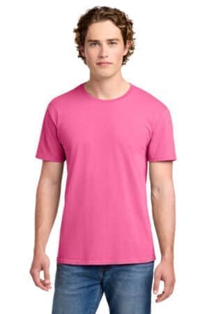 NEON PINK PC099 port & co beach wash garment-dyed tee