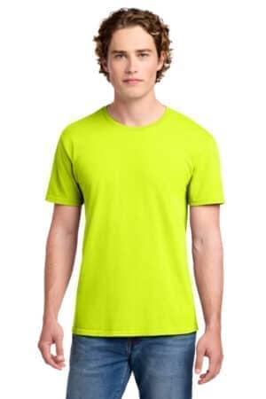 NEON YELLOW NEON YELLOW PC099 port & co beach wash garment-dyed tee
