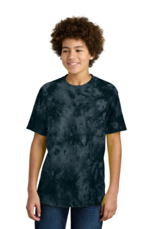 PC145Y port & company youth crystal tie-dye tee