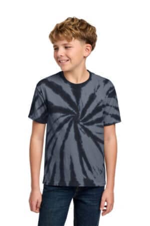 PC147Y port & co youth tie-dye tee