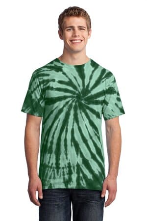 FOREST GREEN PC147 port & company-tie-dye tee