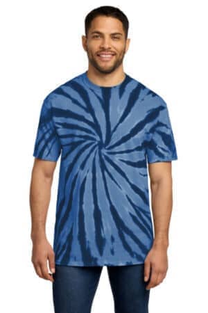 NAVY PC147 port & co tie-dye tee