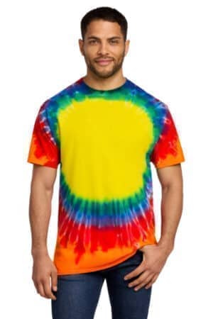 RAINBOW PC149 port & co window tie-dye tee