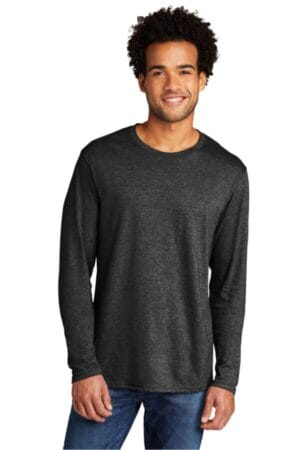 BLACK HEATHER PC330LS port & company tri-blend long sleeve tee