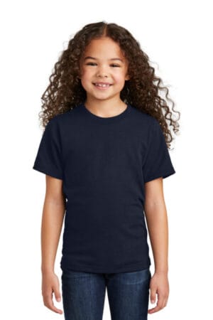 DEEP NAVY PC330Y port & company youth tri-blend tee