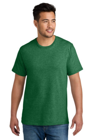 ATHLETIC KELLY GREEN HEATHER PC340 port & company cvc tee