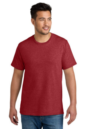 TEAM CARDINAL HEATHER PC340 port & company cvc tee