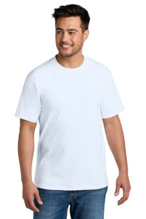 WHITE PC340 port & company cvc tee