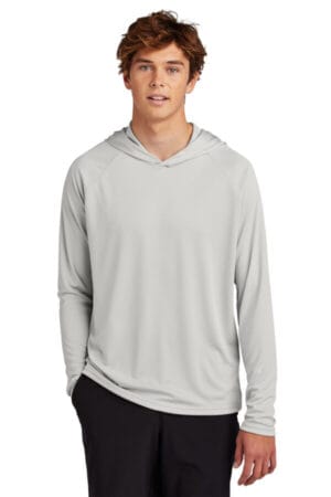 SILVER PC380H port & company performance pullover hooded tee