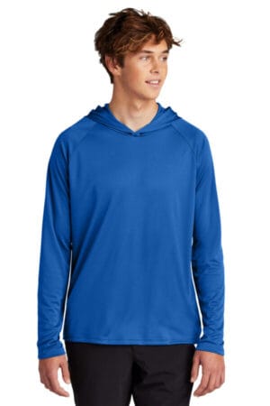 TRUE ROYAL PC380H port & company performance pullover hooded tee