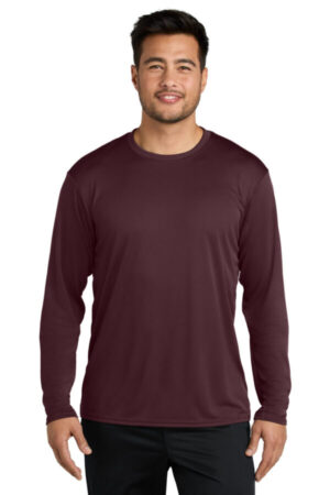 PC380LS port & company long sleeve performance tee