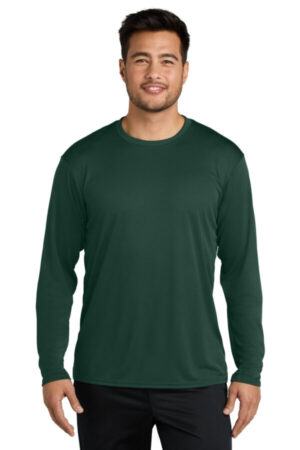 PC380LS port & company long sleeve performance tee