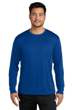 TRUE ROYAL PC380LS port & company long sleeve performance tee