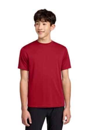 RED PC380Y port & co youth performance tee