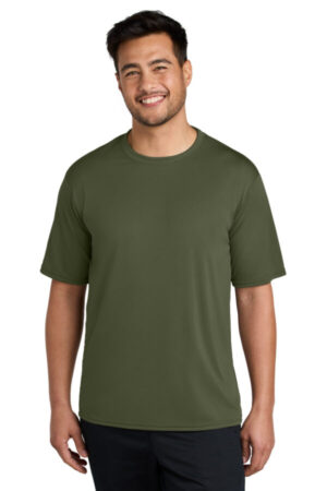 OLIVE DRAB GREEN PC380 port & company performance tee