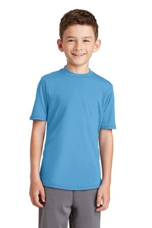 PC381Y port & company youth performance blend tee