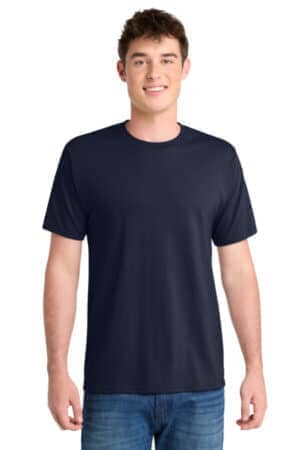 DEEP NAVY PC381 port & co performance blend tee