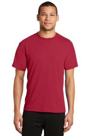 RED PC381 port & company performance blend tee