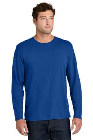 PC43LS port & co easy cotton long sleeve tee