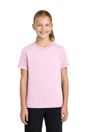 CHERRY BLOSSOM CHERRY BLOSSOM PC43Y port & co youth easy cotton tee