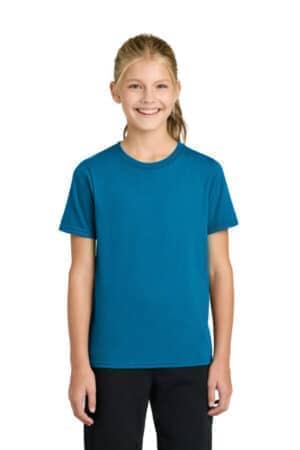 SAPPHIRE PC43Y port & co youth easy cotton tee