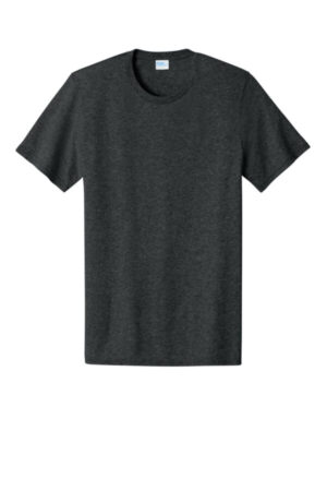 BLACK HEATHER PC43 port & company easy cotton tee