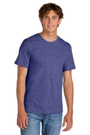 HEATHER PURPLE PC43 port & co easy cotton tee