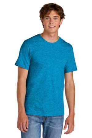 SAPPHIRE HEATHER PC43 port & co easy cotton tee