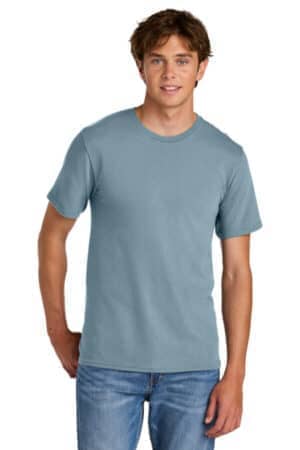 STONEWASHED BLUE PC43 port & co easy cotton tee