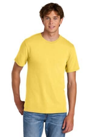 YELLOW YELLOW PC43 port & co easy cotton tee