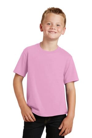 CANDY PINK PC450Y port & company youth fan favorite tee