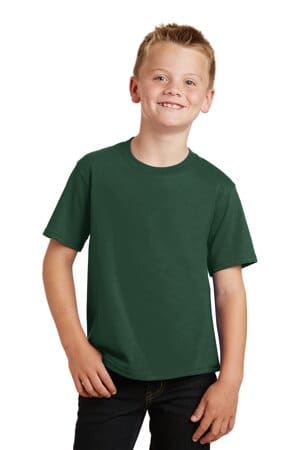 FOREST GREEN PC450Y port & company youth fan favorite tee