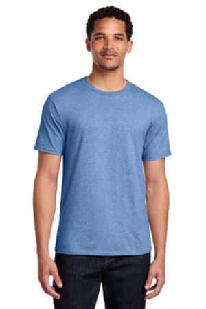 CAROLINA BLUE HEATHER PC450 port & co fan favorite tee