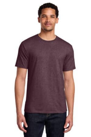 HEATHER ATHLETIC MAROON PC450 port & co fan favorite tee