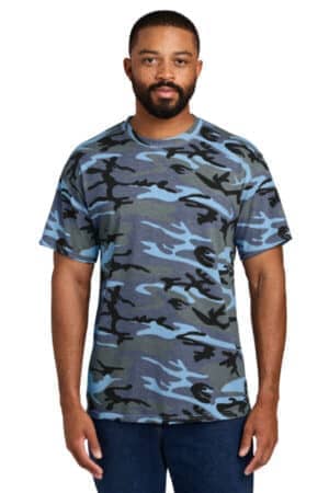 PC54C port & co core cotton camo tee