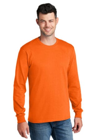 PC54LS port & company-long sleeve core cotton tee