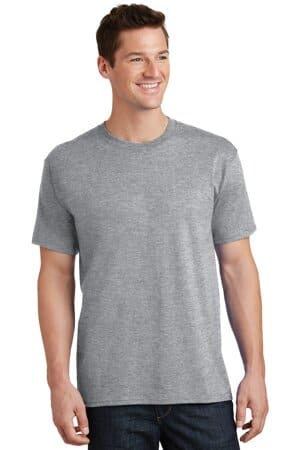 ATHLETIC HEATHER PC54T port & company tall core cotton tee