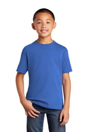 PC54YDTG port & company youth core cotton dtg tee