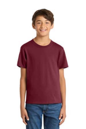 PC54Y port & co youth core cotton tee