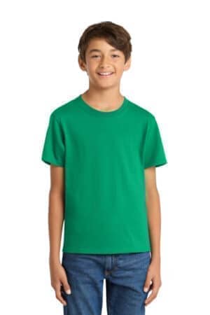 KELLY PC54Y port & co youth core cotton tee